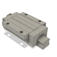 LSH35BK-F2L-N-SB-M6 AIRTAC PROFILE RAIL BEARING<br>LSH 35MM SERIES, NORMAL ACCURACY WITH MEDIUMIUM PRELOAD (SB), BOTTOM MOUNTING FLANGE - LONG BODY